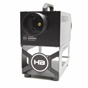 Hazebase Classic² Fog Machine with 1600W power and adjustable fog output from 1-100%.